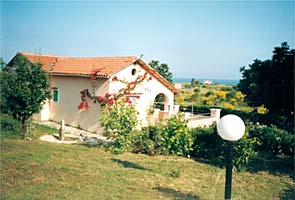 View of  the villa Afroditi
