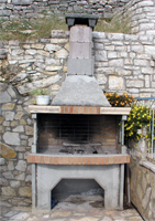 View of the barbeque