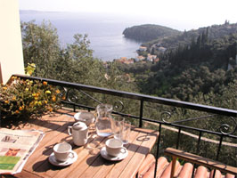 View from the villa Mantalena