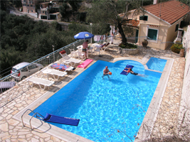 View of the swimming pool