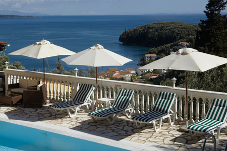 villa ollios Overlooking Kalami Bay