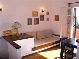 Villa Nafsika livingroom