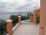 view of the villa Vassilis