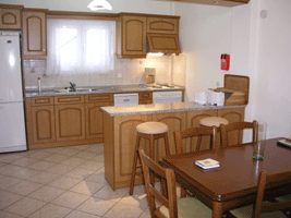 view of the kitchen