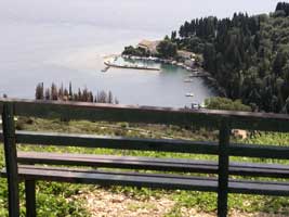 view from the road to Vigla 