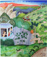 view of the painting
