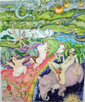view of the painting