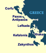 Map of Ionan Islands
